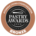 Pastry Awards stickers 2023_Bronze_Ατομικά Γλυκά Συσκευασμένα profiterol1