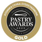 Pastry Awards stickers 2023_Gold_Ατομικά Γλυκά Συσκευασμένα sugar free1
