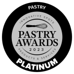 Pastry Awards stickers 2023_Platinum_Pastry_Pastry κορυφαία διάκριση1